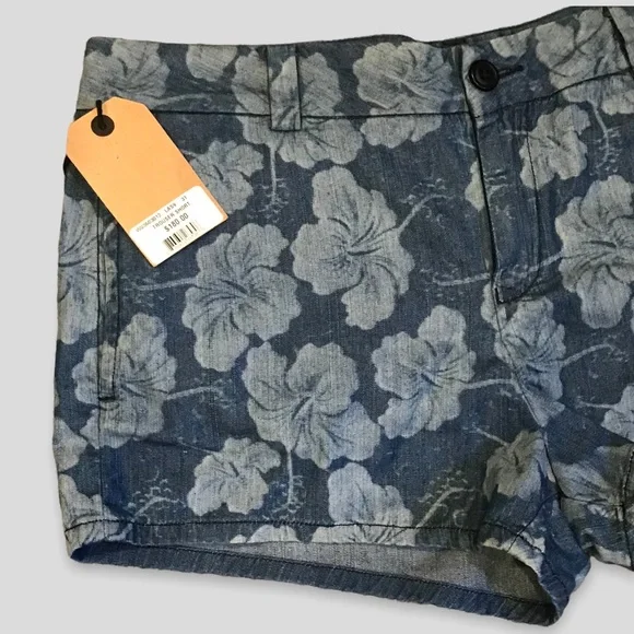 NWT Beautifully Made CIVILIANAIRE Chambray Shorts 🇺🇸 Made in USA 🇺🇸 - Picture 3 of 12